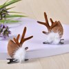 Christmas Reindeer Antlers Hair Clips, Hairpins with Deer Horn Ears, Christmas Hair Accessories for Kids and Adults (antlers hair clips)