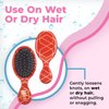 Wet Brush Squirt Detangler Hair Brushes - Free Spirit, Terracotta - Mini Detangling Brush with Ultra-Soft IntelliFlex Bristles Glide Through Tangles with Ease - Pain Free Comb for All Hair Types