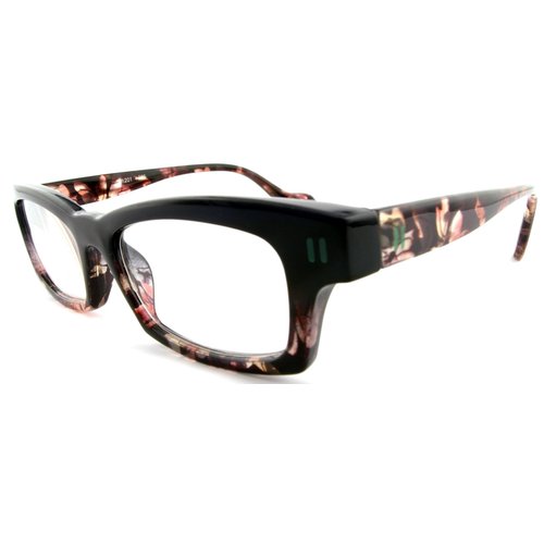 FUSHIDA JW1201 Fashion Reading Glasses for Women Flower 1.25