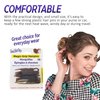Good Hair Days Hair Pins - Plastic, U-shaped Magic Grip Hairpins, Strong Durable Pins For Fine, Thick & Long Hair, Hair Styling Accessories, Set of 20 (Black)