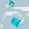GXBRSY Derma Roller Titanium Needles, 192 Micro Needle Dermal Roller- Microdermabrasion Tool At Home Use (Blue)