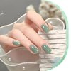 GAOY Jelly Gel Nail Polish, 16ml Sheer Green Translucent Soak Off Gel Polish, UV Light Cure for Nail Art DIY, 2136 Aqua Mint