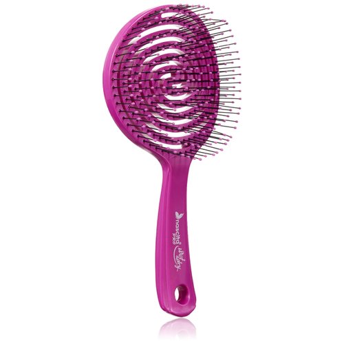 Nascita Professional Three Dimensional Oval Hair Brush (Ø 3,93 inch, Purple)