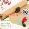 2Pcs Wrapping Paper Cutter, Gift Wrap Cutter with 2 Replaceable Blade 4 Wheels Compact Christmas Gift Wrapping Paper Roll Cutter Tool Green,Red
