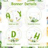 Sursurprise Tractor Birthday Decorations, Tractor Happy Birthday Banner, Farm Green Tractor Birthday Party Supplies