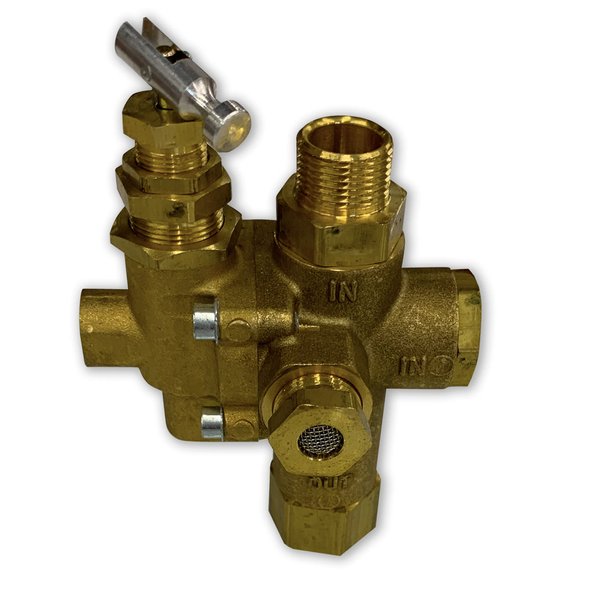 Air Compressor Pilot check valve unloader combination discharge 1/2" Compression Inlet X 1/2" Female NPT outlet - ALL IN ONE VALVE FOR GAS POWERED COMPRESSORS (140-175 PSI)