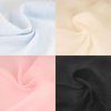 8 Pcs Hair Scarf Scrunchies Women Girl White Light Pink Blue Black Solid Color Floral Ribbon Scrunchies Set Ties Chiffon Knotted Bow Ponytail Elastic