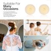 Extra Hair Donut Bun Maker Blonde for Kid, Ring Style Bun, 2PCS Chignon Hair Small Doughnut Shaper for Short and Thin Hair (Small, 2.5 Inch/Beige)