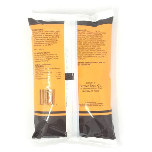 Farmer Brothers Instant Country Gravy Mix, 1.5 lb Bag