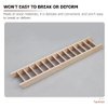 LOGOFUN Mini Wooden Step Ladder Mini Wood Doll House Ladder 1: 12 Miniature Ladder for Dollhouse Garden Furniture Accessories