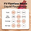 FV Waterproof Liquid Foundation with Matte Finish, Lightweight, Oil-Free, Natural Look Makeup for Combination & Oily Skin, Light to Medium Coverage, Toffee, 1 fl. oz.
