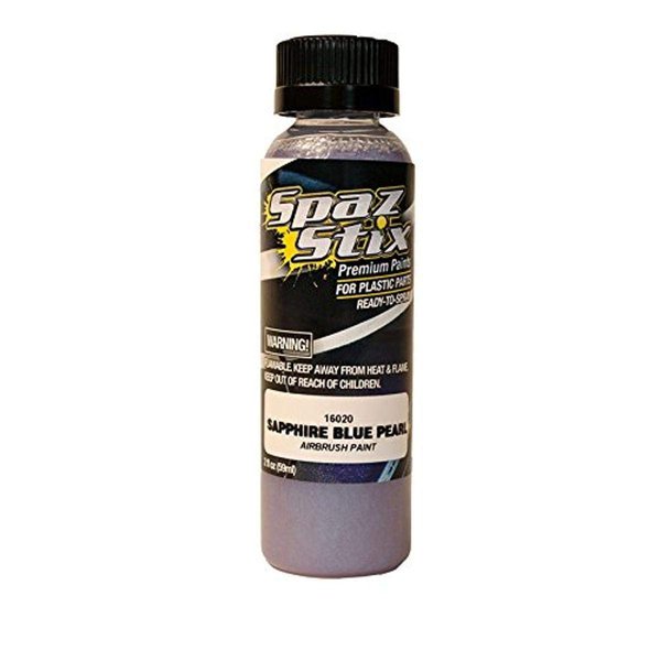 Spaz Stix 16020 Sapphire Blue Pearl Airbrush (Bottle)