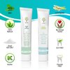 Masik Natural Toothpaste for Sensitive Teeth & Whitening w/Dead Sea Salt, Stain & Plaque Remover, Bleeding Gum Treatment, Canker Sores, Fluoride & SLS Free, Not Foaming, Made in Israel (Mint 3 Pack)