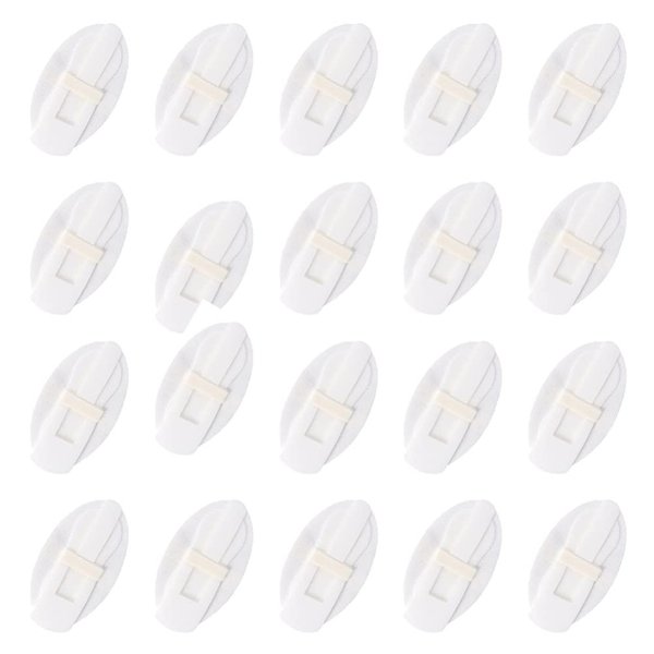 EXCEART 20Pcs Catheter Stabilization Device Legband Holder Sticker Catheter Tube Holder Perspiration Holes Legband Holder Urine Bag Holder Care