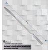 A2Z Lab Spatula Stainless Steel, Long Medicine, Gel, Paste & Creams Handling Spatula, Micro Sampling Transfering Double Ended Spatula Tapered Arrow End Flat Ends - Laboratory Supplies - 9 inch