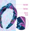 Lilly Pulitzer Blue Top Knot Headband for Women, Colorful Knotted Headband, Cute Hair Accessories for Women & Girls, Calypso Coast