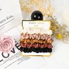 8 Pack Bridesmaid Gifts Satin Bridesmaid Scrunchies Soft Hair Ties Bachelorette Party Favors Hair Accessories for Women Bridesmaid Proposal Gift (Ivory,Rose Gold,Gold,Wine,Black)