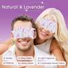 Ruzzut 20 Packs Steam Eye Masks for Dry Eyes and Puffiness,Disposable Heated Eye Mask Warm Compress for Eyes,Relief Eye Fatigue Hot Sleep Mask for Men Women,Lavender