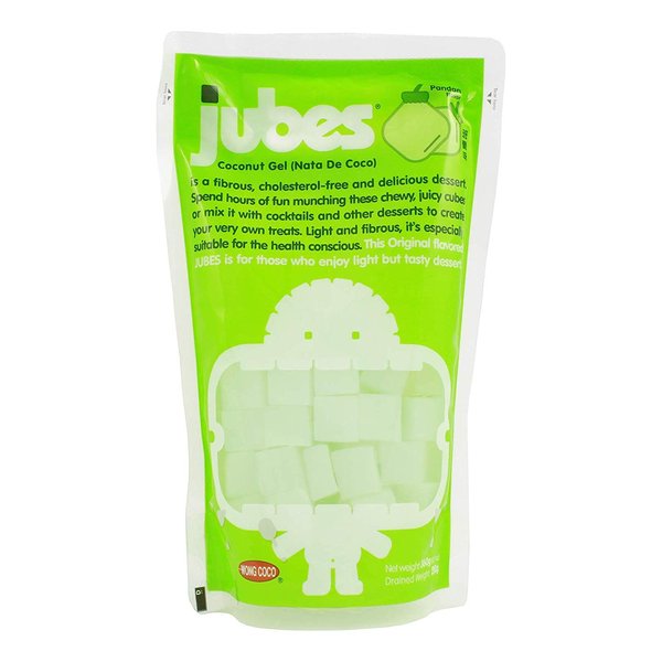 Jube Nata De Coco with 100% Coconut Water (Pandan Flavor) - 12.7oz (Pack of 1)