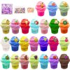 SUPANT 24 Pack Butter Slime Kit with Scented DIY Slime for Girls and Boys, Super Soft, Non-Sticky Stress Relief Toy, Party Favors and Christmas Birthday Gift