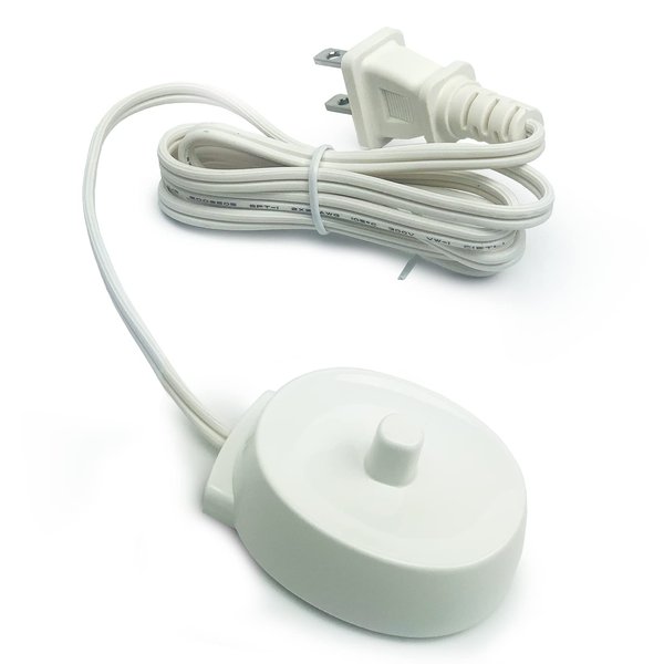 Replacement Braun Oral B Electric Toothbrush Charger Power Cord Supply Inductive Charging Base Model 3757 3756 Portable 110-220V Travel Charger