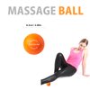 MURLIEN Massage Ball, Lacrosse Ball for Trigger Point Therapy, Deep Tissue, Myofascial Release, Sore Muscle Relief Massager for Neck, Shoulder, Back, Legs, Foot or Muscle Tension – Orange