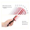 Comb for Curly Hair, Curling Comb Nylon Styling Hair Brush 9 Row Brush Hair Brush Removable Classic Detangling Comb Suitable for Curly, Wet, Dry, Oily, Thick Hair