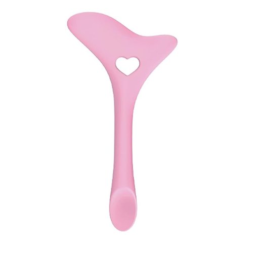 Skone Cosmetics Eyeliner Stencil - Mascara Shield Applicator Guard, Lipstick and Face Cream Application Aid - Easy to Use Multifunctional Eyeliner Aid Stencil Tool Guide for Beginners & Experts - Pink