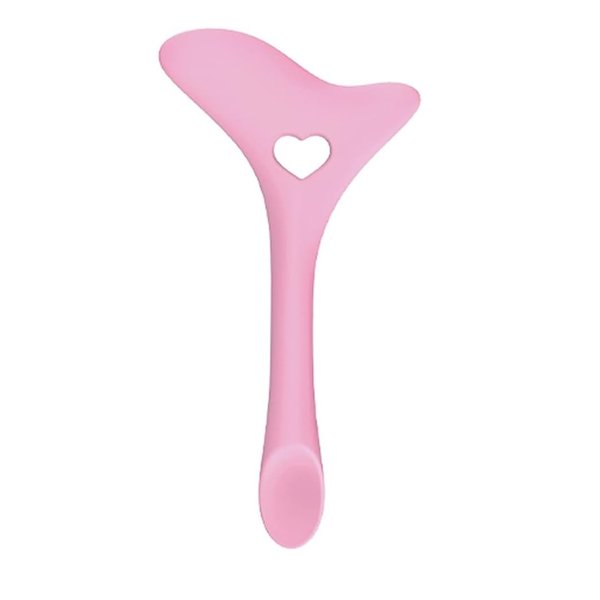 Skone Cosmetics Eyeliner Stencil - Mascara Shield Applicator Guard, Lipstick and Face Cream Application Aid - Easy to Use Multifunctional Eyeliner Aid Stencil Tool Guide for Beginners & Experts - Pink