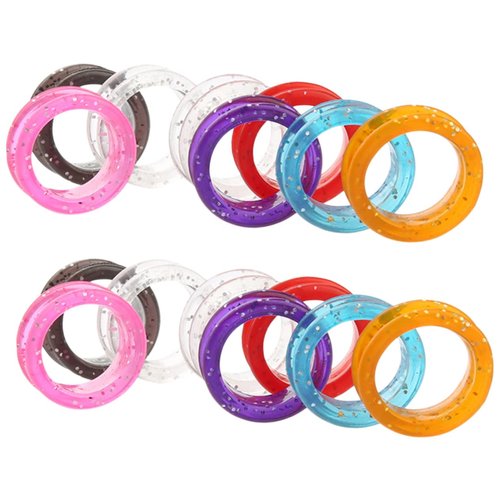 Beatifufu 16pcs Scissors Ring Rings Barber Clippers Barber Scissors Shears Thumb Grips Ring Scissor Finger Inserts Shear Finger Ring Silicone Ring for Pet Shears Silicone Ring for Scissor
