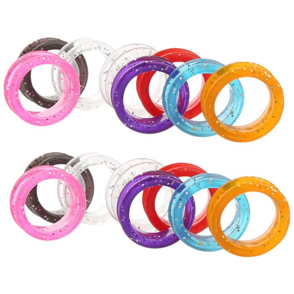 Beatifufu 16pcs Scissors Ring Rings Barber Clippers Barber Scissors Shears Thumb Grips Ring Scissor Finger Inserts Shear Finger Ring Silicone Ring for Pet Shears Silicone Ring for Scissor