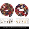 3 Pcs Spriral Lock Hair Tie dreadlock hair tie set dreadlock accessories for women and men dreadlocks ponytail holder Dread hair ties for braids thick curly hair (16 inches, Colorful)