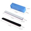 Nail File and Buffer, Wosweet Professional Manicure Tools Kit 6pcs Rectangular Art Care Buffer Block 6pcs 100/180 Grit Doublesided Nail Files 1pcs Purple 180/240 Emery Board