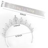 Chanaco Birthday Sash and Crowns for Women, Happy Birthday Sashes and Tiaras for Girls, Rhinestone Crown Hair Accessories “It”s my Birthday” Sash for Party Favors Decorations