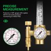 VIVOSUN Argon/CO2 Regulator, Mig Tig Flow Meter Gas Regulator, Emitter System with 50 PSI Fixed, Max. 4000PSI, CGA580 Inlet Pressure, Precise Brass Gas Regulator Gauge Welding Weld