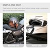 Motorcycle Helmet Lock with Combination Lock,Retractable Motorcycle Locks Anti Theft & Motorcycle Helmet Accessories,Multipurpose Helmet Locks for Motorcycles and Bicycles