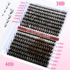 Lash clusters, DIY false eyelashes 320 PCS Individual Lashes, 30D+40D 9-16MM MIX Eyelash Extension Kit, D Curl False Eyelashes At Home