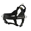 DT Universal No Pull Dog Harness, Hearing Dog, Black, X-Small, Fits Girth Size: 21-Inch to 25-Inch