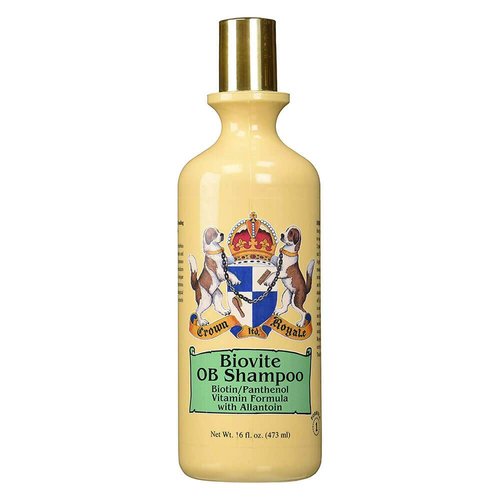 Crown Royale Biovite Formula 1 Dog Shampoo Concentrate, Gives Superfine Texture, Adds Volume, Safe For Use on Cats and Dogs, Made in USA, 16 oz
