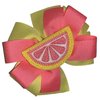Pink Lemonade Pinwheel Hair Bow 5"