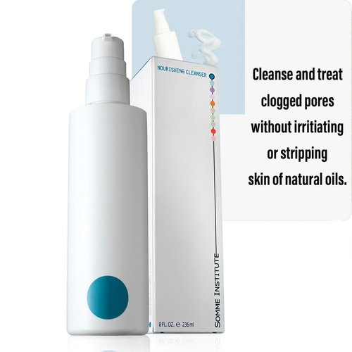 Somme Institute Daily Gentle Facial Cleanser | Hydrating and Anti-Aging | Good for Acne-Prone and Sensitive Skin | Oil-Free, Hypoallergenic & Non-Comedogenic | 8 Fl Oz