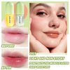 Lip Plumper Set,Hydrating Lip Mask Reduce Fine Lines & Lip Enhancer Set,Moisturizing Lip Plumper Gloss,Day & Night Lip Care Serum Fuller Lip Plumping Lip Gloss Set（2PCS）