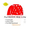 Jenny Lemons Mini Mushroom Hair Claw