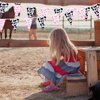 Tatuo 32.8 ft Cow Pennant Banners Cow Banner Cow Pattern Pennant Banner Farm Birthday Party Supplies Farm Style Banner for Western Cowboy Themed Western Party Decorations (Pink)