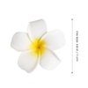 Women's Hawaiian Plumeria Flower Hair Clip Wedding Bridal Hairpin Barrette Hair Accessories - 10 Pieces