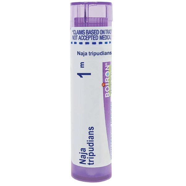 Boiron Naja Tripudians 1M Md 80 Pellets for Headache Improved by Walking in Open air