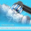 8pcs Cross Clean Brush Heads Compatible with Oral B Electric Toothbrush, Compatible with Cross Action Pro 1000 and Other Oral B Electric Toothbrush.