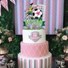 Girls Football Happy Birthday Cake Topper, Soccer Theme Birthday Party Decoration for Girls, Football World Cup Party Favor for Female Players Fans