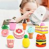 Slow Rising Jumbo Squishies Toys Set - 9 Pack Soft Kawaii Squishy Hamburger Popcorn Cake Ice Cream Donut Stress Relief Squeeze Toy for Boys and Girls