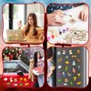 Mootycapa 24 Pcs Christmas Christian DIY Wooden Magnets to Paint, Nativity Scene Glow in The Dark Wood Painting Crafts, Jesus Fridge Magnets Craft Kits for Boys Girls School Home Party Activities